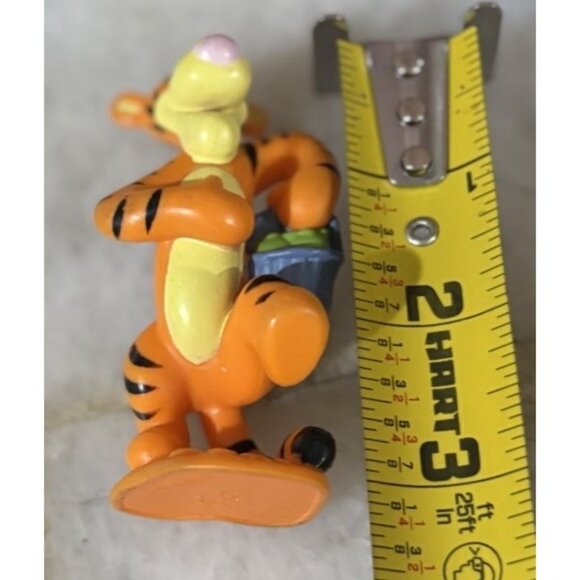 Disney Winnie the Pooh Mini Figurine Lot Tigger Eeyore Roo Christopher Robin VTG - Picture 3 of 3